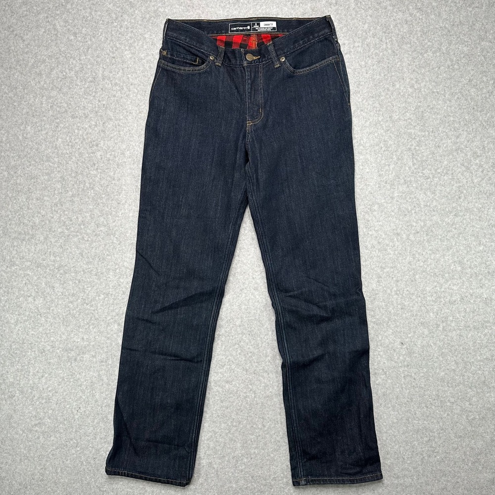 Carhartt Women's Straight Leg Jeans - Midnight Indigo